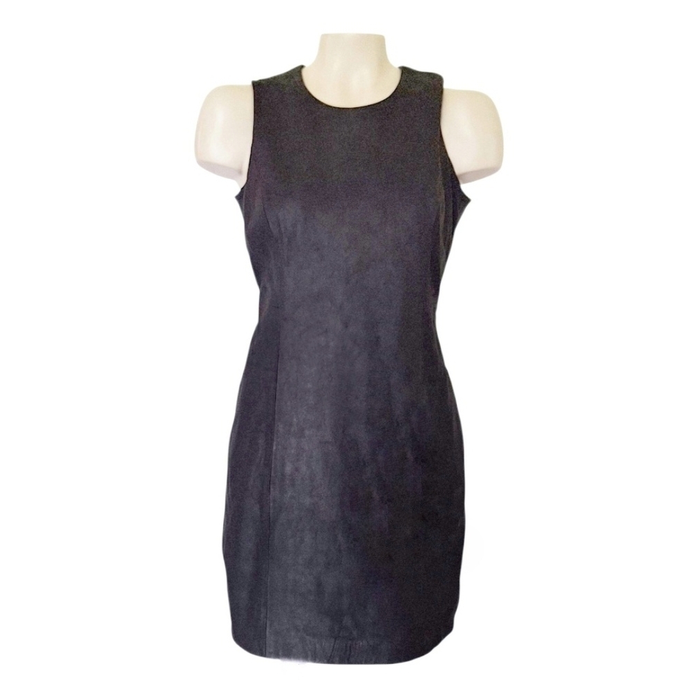 Theyskens Theroy Black Leather Quilted Mini Dress Sexy Luxury Glam 2 - Picture 10 of 10